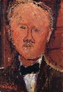 Amedeo Modigliani Portrait de Monsieur cheron oil painting on canvas